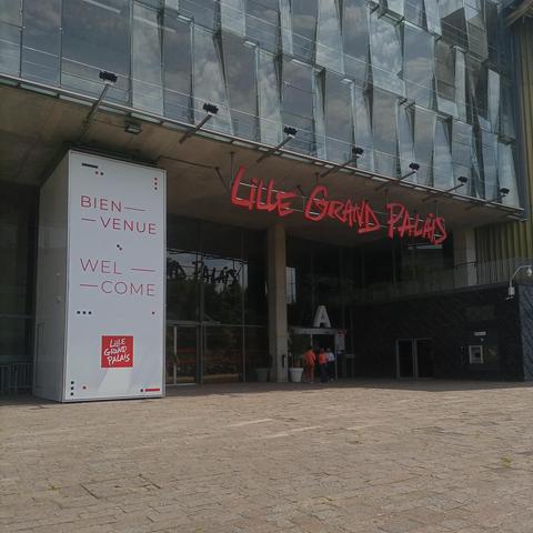 Photo de l'entrée du Grand Palais de Lille