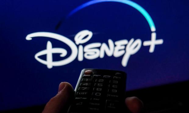 Imagen de archivo del logo de Disney +. (NurPhoto via Getty Images)