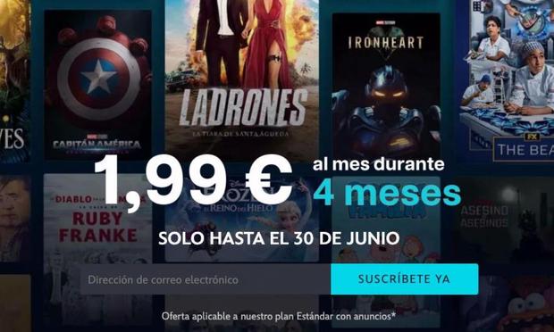Captura de pantalla de la web de Disney +. (DISNEY +)