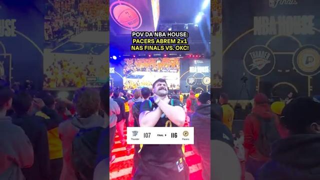 IT'S OVER, BABY! ❌ VITÓRIA DO INDIANA PACERS NO JOGO 3 DO FINALS! #nbafinals #shorts #pacers
