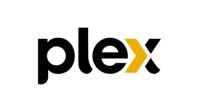 The Plex Media Server logo on a white background.