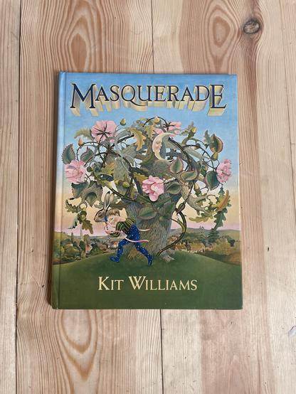Front cover of the book Masquerade by Kit Williams.