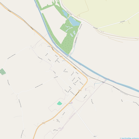 Map image of the town showing the status as of the time of this posting