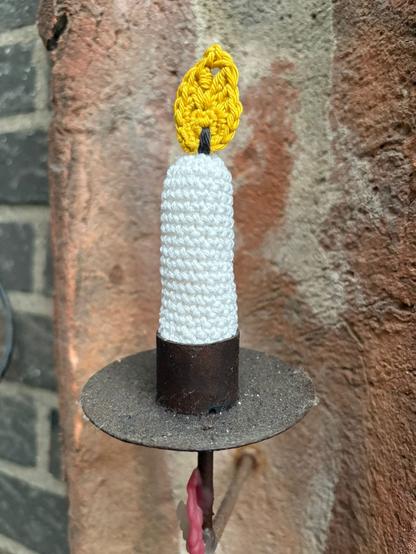 Gehäkelte Kerze
