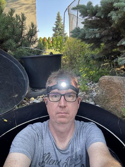 Me in a hole in the ground
