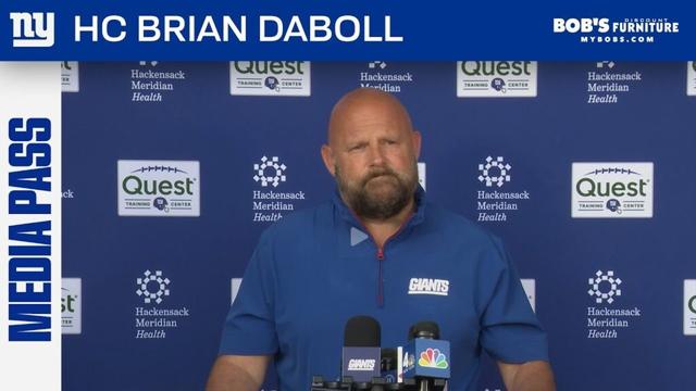 Coach Brian Daboll on Joint Practices with the Jets | New York Giants