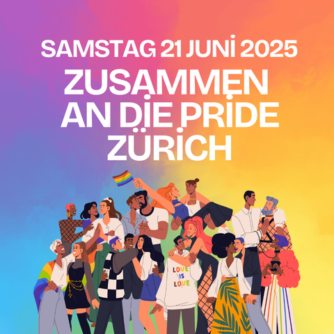 Zusammen an die Zürich Pride