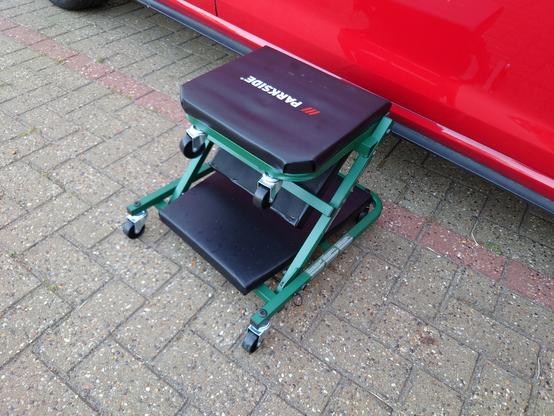 Parkside mechanics seat and creeper from Lidl
