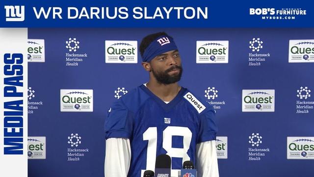 Darius Slayton on Jaxson Dart: "He can spin it" | New York Giants