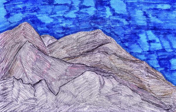 worth a shot

mountains drawn in pencil