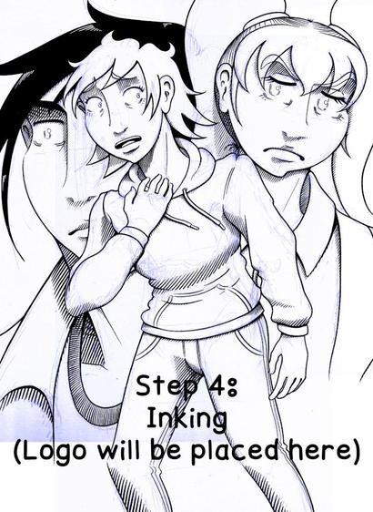 Work in progress cover art, right now the art work is showcasing ink and sketch underneath