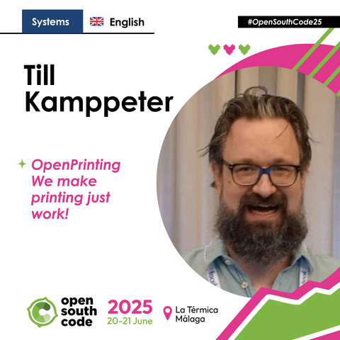 Printing on Linux is better than on Windows or Mac! Yes, really. 
🎙️ Till Kamppeter @till@ubuntu.social from #OpenPrinting @ubuntu@ubuntu.social shows how they made it just work with IPP, CUPS, and the future of driverless, all-IPP printing.

https://www.opensouthcode.org/conferences/opensouthcode2025/program/proposals/943

💚 #OpenSouthCode2025