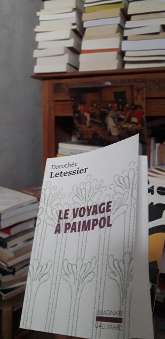 Couverture du livre de Dorothée Letessier, " Le voyage à Paimpol ". L'imaginaire Gallimard.