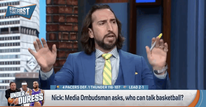 Nick Wright refutes Tyrese Haliburton criticism of NBA talking heads