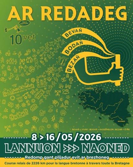 Affiche de la 10ème redadeg