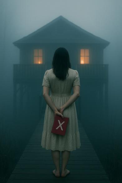 Portada de X Umbrales, novela de terror psicológico de Adrián Fares