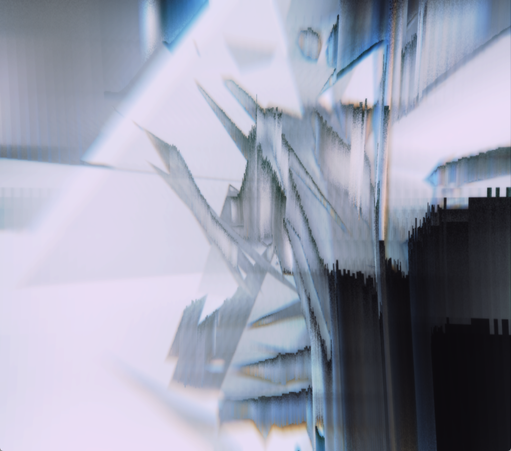 Computer-generated abstract blurry visuals.