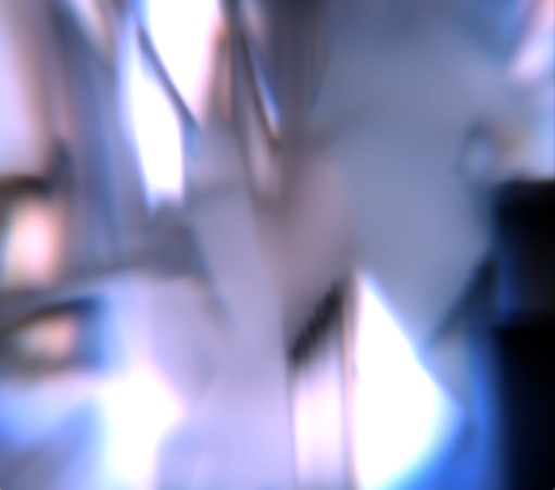 Computer-generated abstract blurry visuals.