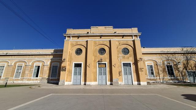 Der Bahnhof. Heute ein Museum