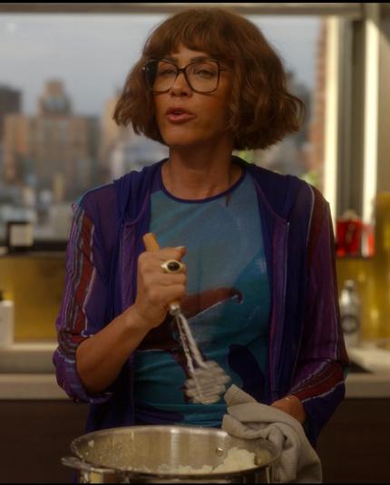 Screenshot from scene of AndJustLikeThat S0303