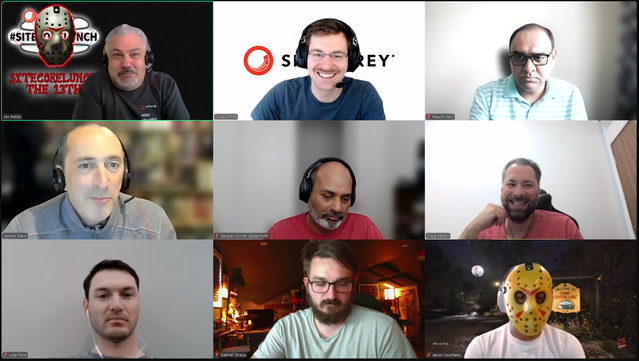 Screenshot of attendees on the June 13, 2025 #SitecoreLunch call.