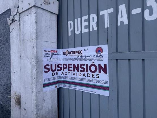 Empresa clausurada