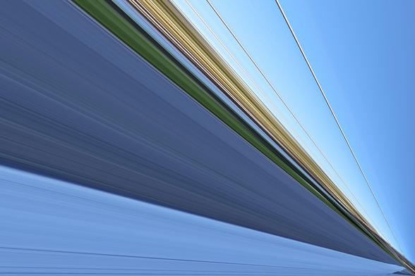 Unusual streaks of color expanding outward from the bottom right corner.