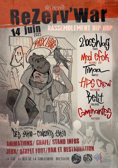 Affiche Rezerv'War du 14 juin 2025