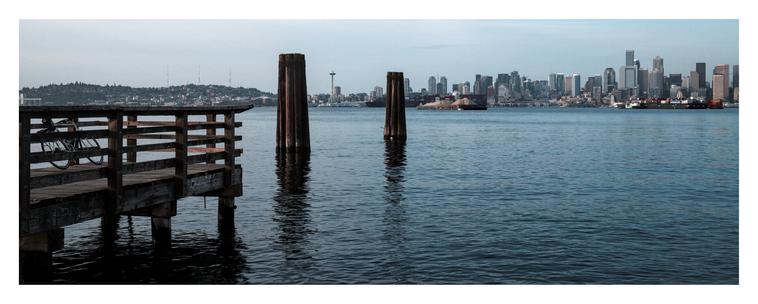 View of the Seattle skyline from West Seattle.