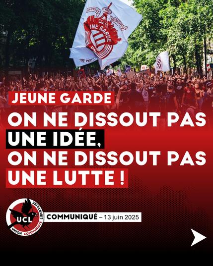 On ne dissout pas UNE IDÉE, on ne dissout pas UNE LUTTE !