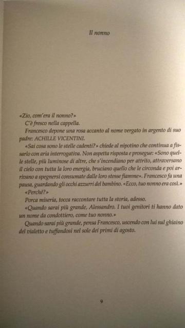 La parabola delle stelle cadenti - Chiara Passilongo - Incipit