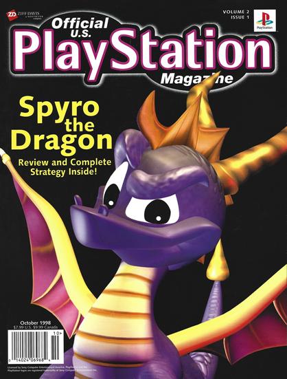 Official U.S. PlayStation Magazine #13 Cover Art (October 1998)