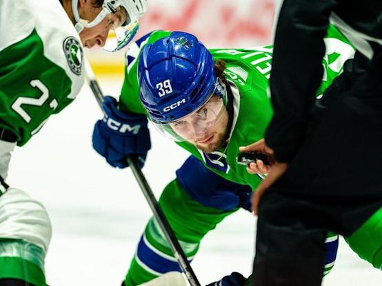 Game 1 of AHL Calder Cup final vs. Charlotte