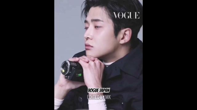 Throwback Vogue Japan interview and Behind-the-scenes. #ROWOON #로운 #김석우 #ロウン