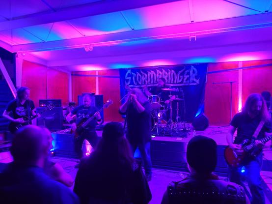 Argus on stage at Ralph's Diner