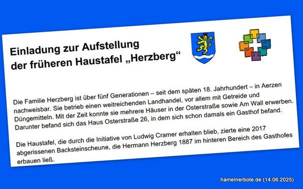 Einladung zur Aufstellung