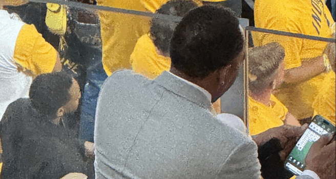 Stephen A. Smith faces criticism after viral NBA Finals photo