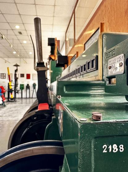 Stellwerke im Eisenbahnmuseum “Železniški muzej” von Slowenien in Ljubljana
