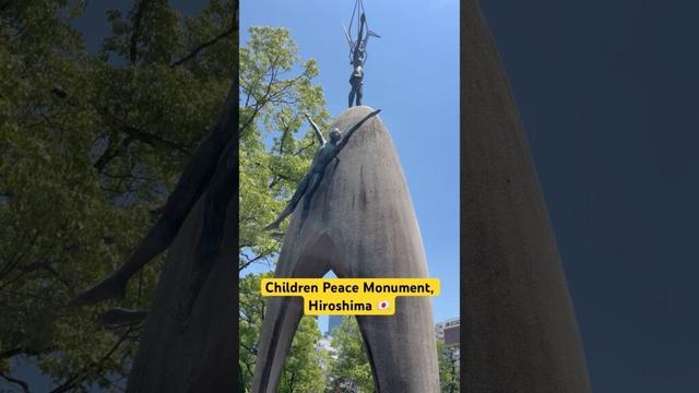 Children Peace Monument, Hiroshima Japan #shorts #ytshorts #trending #japan #viral #youtube #travel