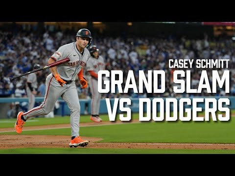 Casey Schmitt Launches MASSIVE Grand Slam at Dodger Stadium | Giants vs Dodgers Highlights
