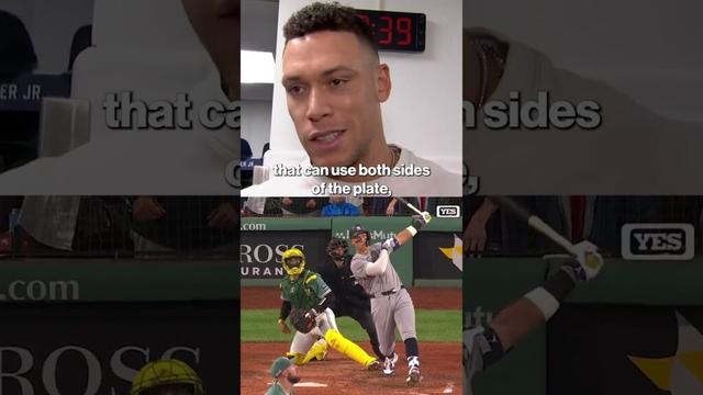 All it took was a new bat for Aaron Judge to finally get to Garrett Crochet 😂 #shorts