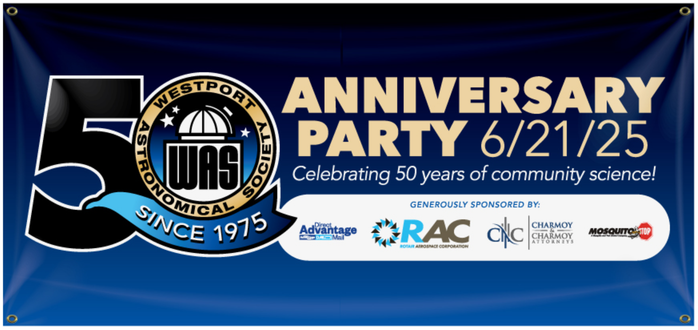 WAS Banner with our corporate sponsors of Rotair Aerospace, Charmoy & Charmoy, Direct Advantage Magazine and Mosquito Stop.