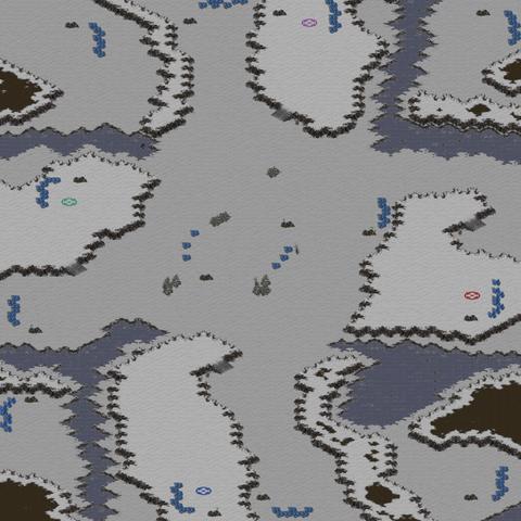 Aperçu de la carte/Preview of the map Mountain Storms