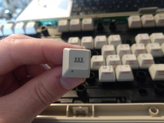 A key with "xxx" written on it.