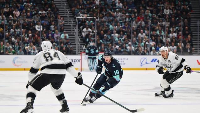 Jared McCann battles to lift Seattle Kraken from playoff shadows into Stanley Cup spotlight
