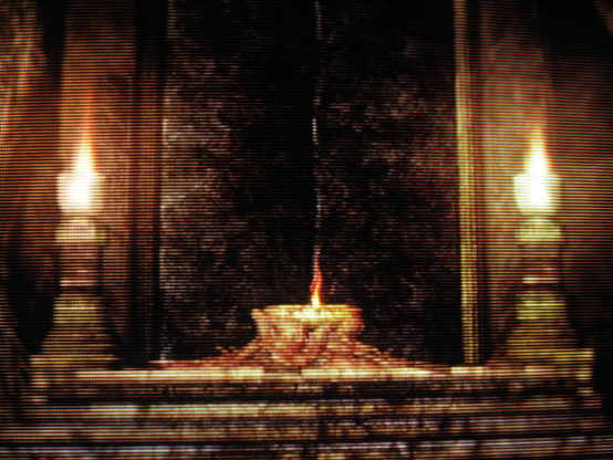 Seeking the Kiln of the First Flame we place the Lordvessel upon Firelink Altar. To advance we must sate it with hearty Lord Souls.