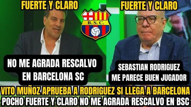 🚨 Vito Muñoz explota en vivo: Rechaza a Rescalvo y aprueba a Sebastián Rodríguez en BSC