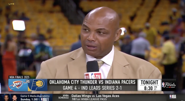 Charles Barkley agrees to getting tattoo if Thunder win NBA Finals