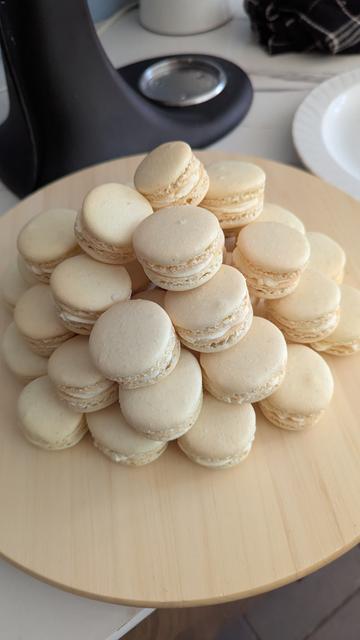 Macarons cœurs de citron