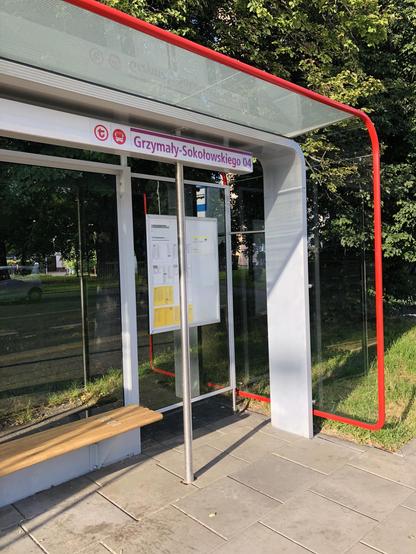 Przystanek Grzymały-Sokołowskiego na ulicy Sokołowskiego-Grzymały.